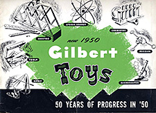 1950 "New 1950 Gilbert Toys” — D1579